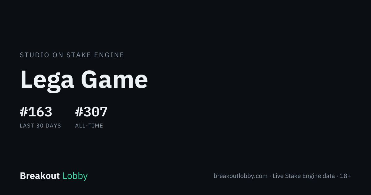 Lega Game · Breakout Lobby